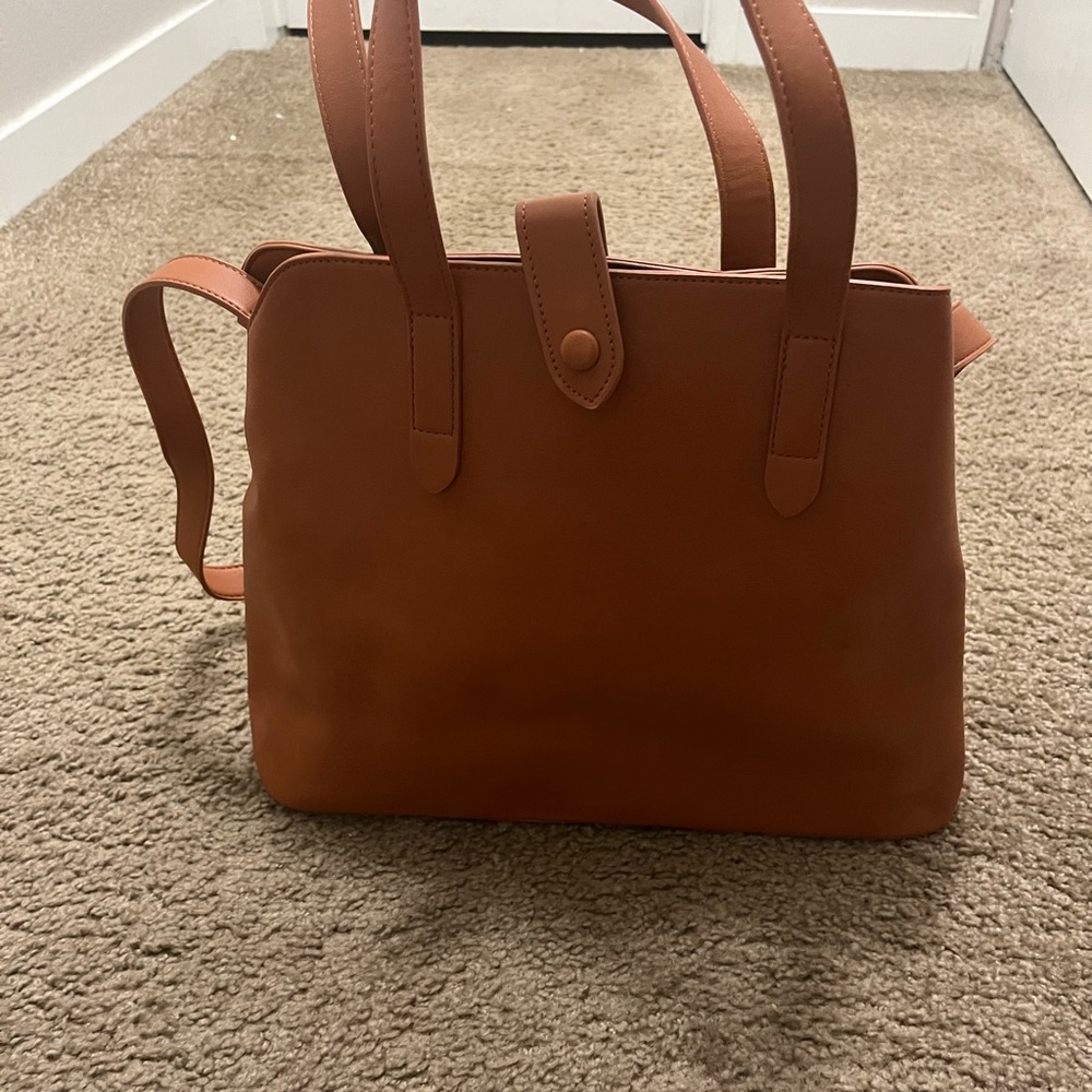 Freshly Picked Cognac Tote Satchel